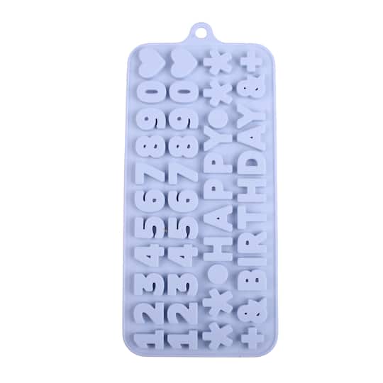 Birthday Numbers Silicone Candy Mold by Makery™
